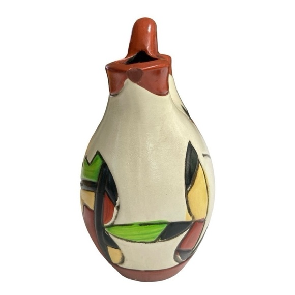 INDIAN WEDDING PITCHER
Vase Glazed Pottery Native
American - Picture 4 of 13